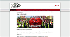 Desktop Screenshot of orka-web.de